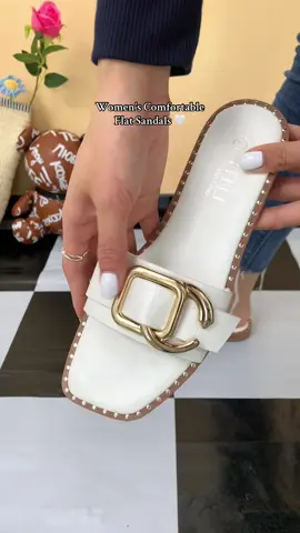 Women's Comfortable Flat Sandals 🤍#TikTokShopMothersDay #TikTokShopRestock #spotlightfinds #tiktokshopspringglowup #flatshoes #flatsandals #flatshoesforwomen #TikTokShopspringglowup #spotlightfinds #sandals #tiktokmademebuyit #womenshoes #beachwear #summersandals 