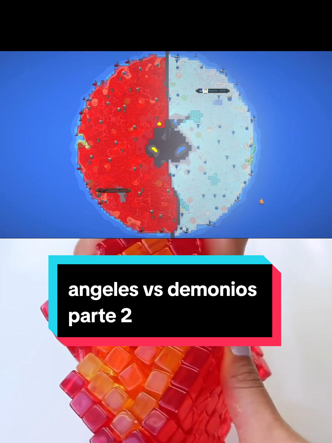 parte 2 de 10mil angeles vs 10mil demonios.. quien ganará? créditos a Youtuber Nuite  #worldbox #like? #paratí #sigueme❤️ #narracion 