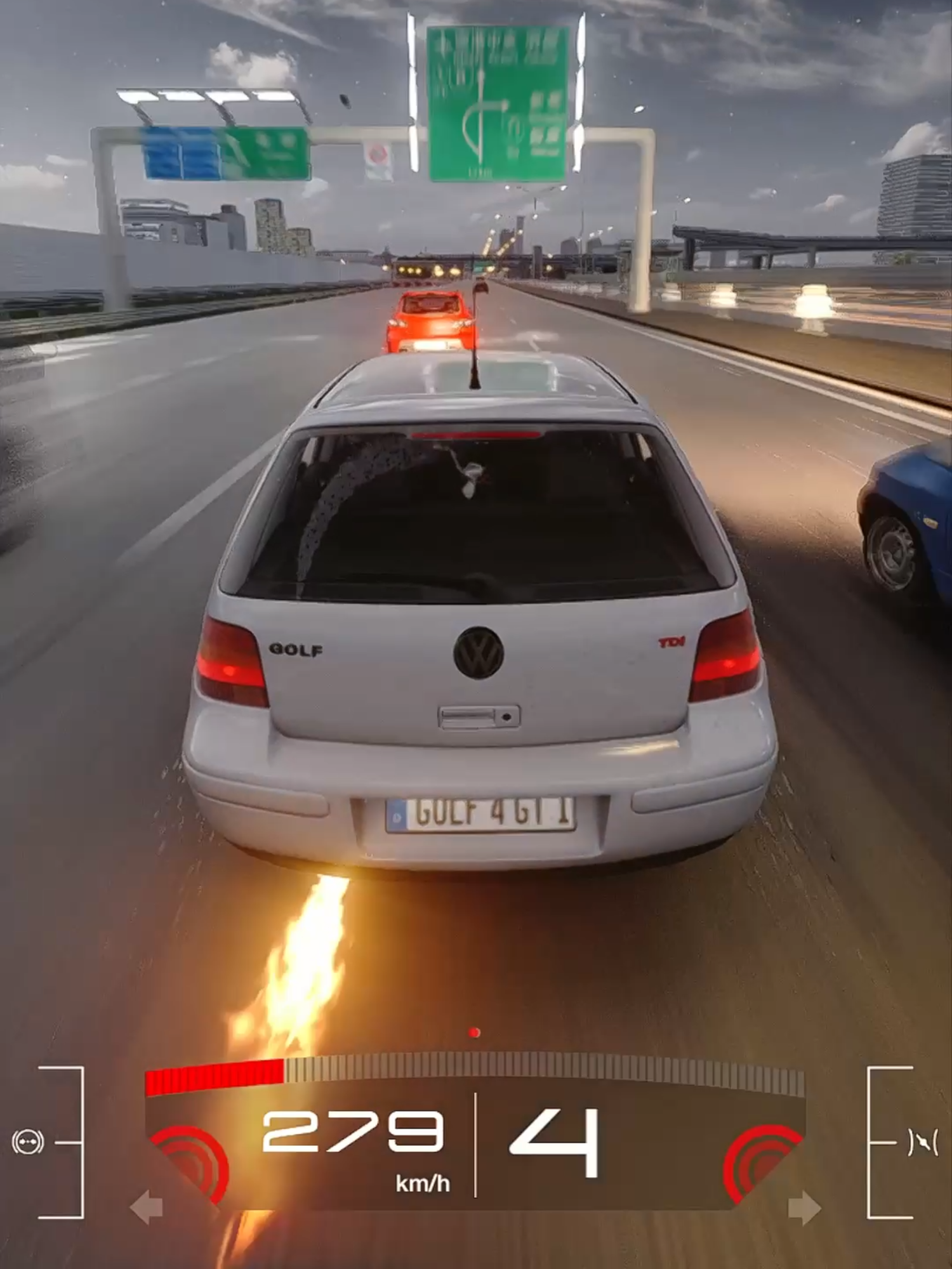 not sure if our sh*tboxes can reach 300kmh tho  #assettocorsa #relatable #bros #volkswagengolf #renaulttwingo #mazda3 #putinwalk