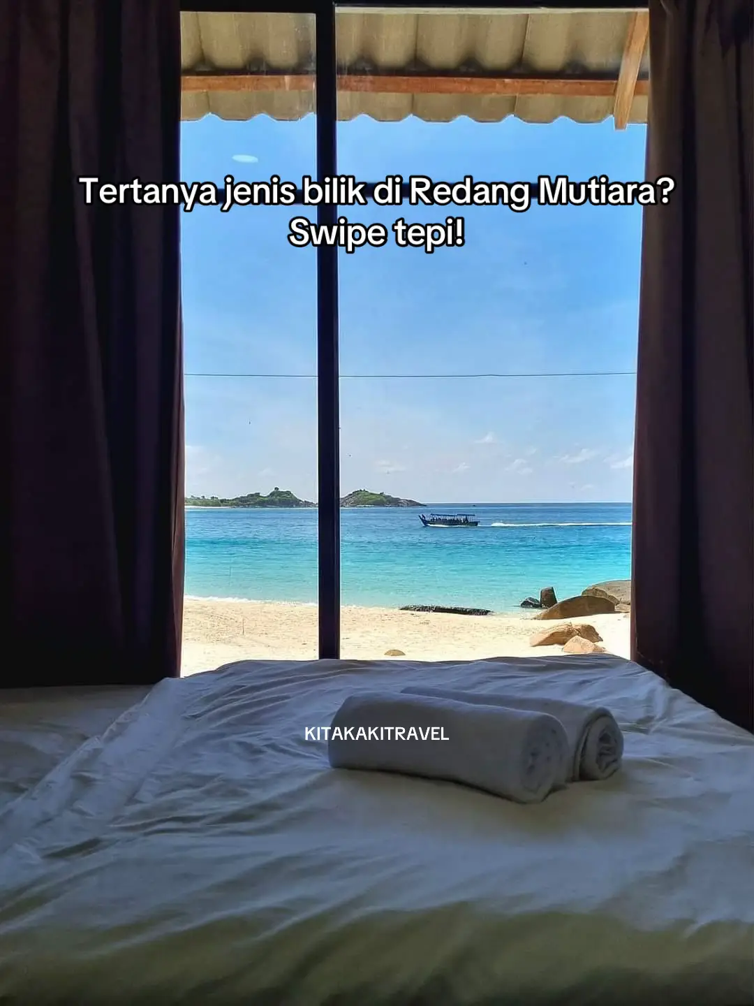 Ha nah! Kita share terus. Boleh dah korang plan nak bilik yg mcm mana. Apa pun semua dekat dgn pantai! Haaa <70m je nak ke pantai 😍✨ #redangisland #privatebeach #redangmutiara  DM Diba skrg!