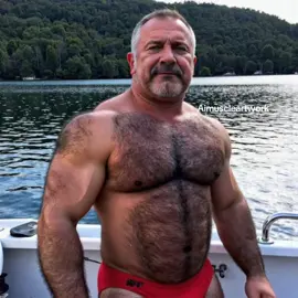 #musclebear #hairychest #strongman 