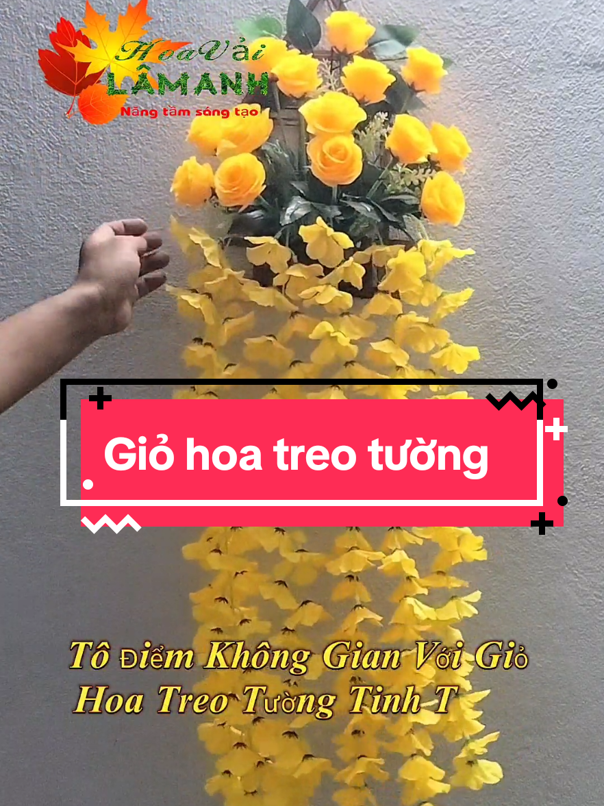 Hoa giả decor, trang trí tường không gian nội thất🥰 #hoavailamanh #tiktokbanhang #hoadecor #homedecor #DIY #hoatreotuong #hoaoptuong 