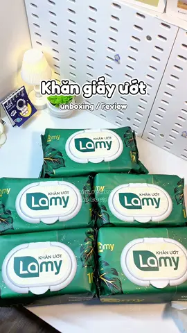 Khăn ướt Lamy dùng ok nha #review #unboxing #khanuot #khanuotkhongmui #khanuotlamy #lamy #xuhuong #viralvideo 