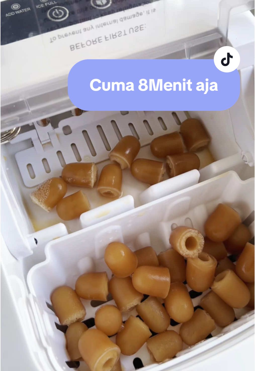 Bikin es batu yang banyak rasanya? Bisa bangettt donggg🥰 cuma pakai ice maker ini aja‼️🛍️  #icemaker #esbatu #mesinpembuatesbatu #fyp 