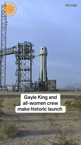 Gayle King and Blue Origin’s all-women crew, Lauren Sánchez, Aisha Bowe, Katy Perry, Amanda Nguyen and Kerianne Flynn, make history as they launch into space aboard a Blue Origin rocket. #blueorigin #space #rocket 
