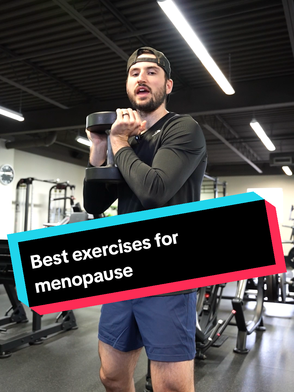 Best exercises for menopause 🔥 #womenshealth #workouttips #womensfatlosstips #menopause #fitover40 