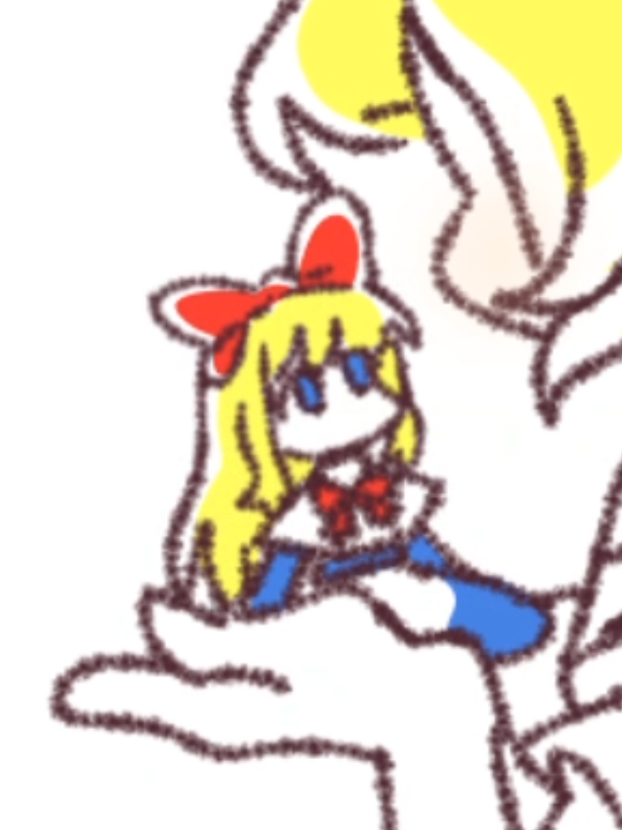 def an important message #touhou #touhouproject #alicemargatroid #doodle #animation #digitalart #fyp 