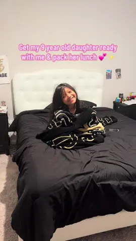 Get my 9 year old daughter ready with me & pack her lunch 💕✨ #daughter #fypシ゚viral #viral #viralvideo  