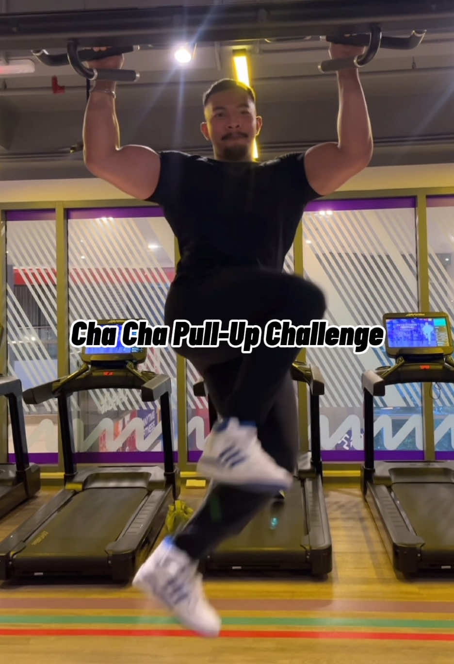 Take on the Cha Cha Pull-Up Challenge! 🔥 Pull, hold, and groove to the beat, can you keep up? 😏 #AnytimeFitnessMalaysia #Gymhub #GymTok #Fyp #FitnessChallenge #AFTrainSetGoals