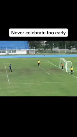 Never celebrate too early 😂 (🎥 - @newsflare) #90min #funnyfootballmoments #footballgoals