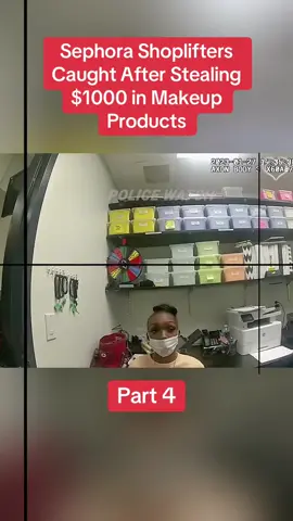 Sephora Shoplifters Caught After Stealing $1000 in Makeup Products Part 4  #cops #copsoftiktok #police #policeofficer #bodycam #crime #truecrime #truestory #foryou #fyp