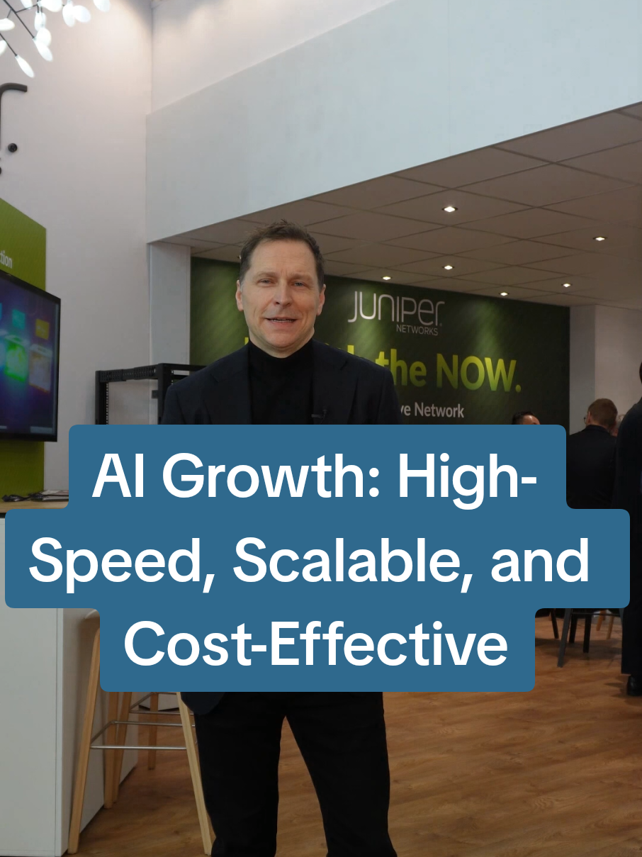 #AI Growth: High-Speed, Scalable, and Cost-Effective AI Infrastructure
 by @ronald_vanloon | 
 Scale AI Infrastructure Faster, Smarter & More Cost-Effectively—Start Now https://bit.ly/3DesyTc 
 #JuniperNetworksPartner #MWC25 @Juniper Networks #LearnOnTikTok #AI #Networking #GPUaaS #AIInfrastructure #DataCenter 
