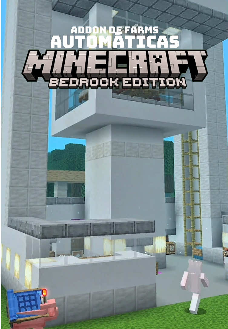 ADDON DE FARMS AUTOMÁTICAS PRO MINECRAFT BEDROCK (EASY REDSTONE) #Minecraft #fyp #minecraftpe #terabox #teraboxreferallprogram #programadeindicaçãoterabox