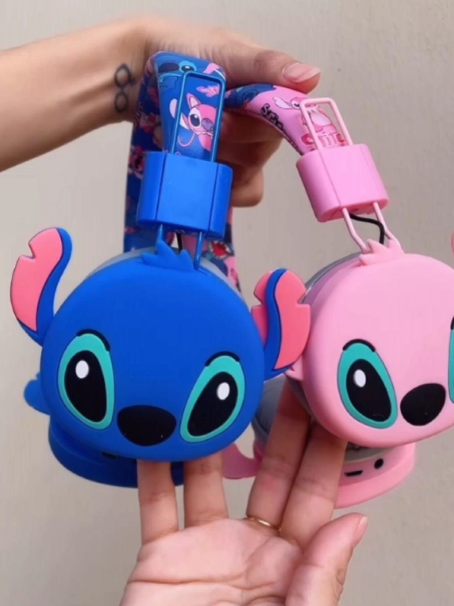 O fone mais fofo da shopee💙#achados #foryoupage #shopee #viral #achadinhos #fone 