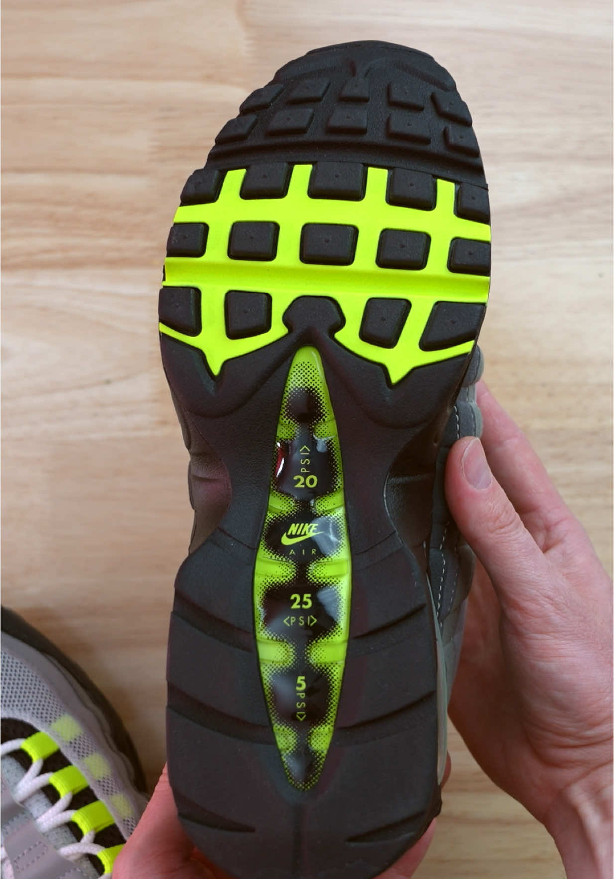 Another Look at the upcoming Nike Air Max 95 Neon 2025 Big Bubble #sneakers #sneakerhead #nike #airmax #fashion #fyp #foryou