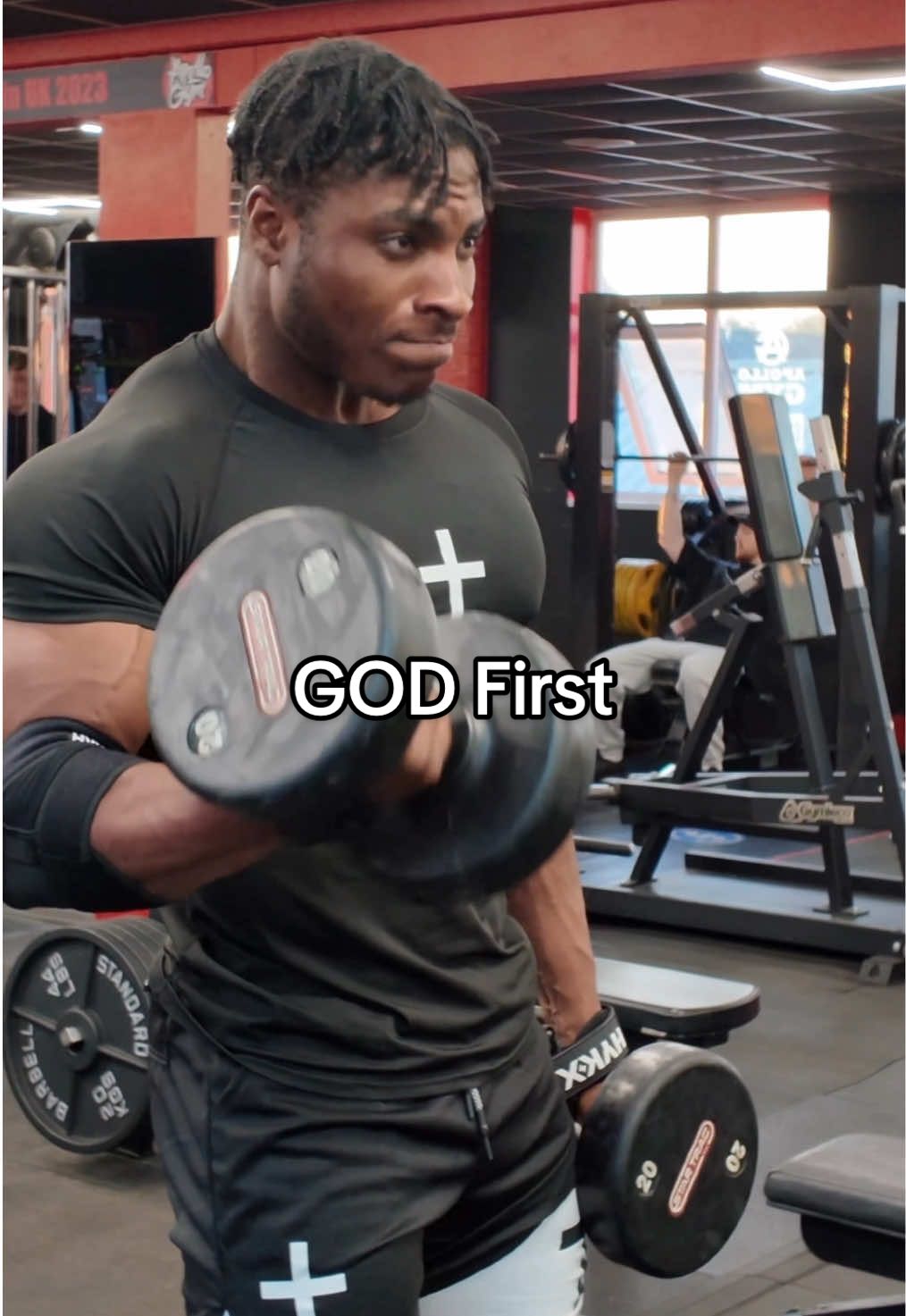 Christian Gym Motivation Put GOD first 💎 Type GOD first in the Comments if You agree  Gear @HYKX TEAM  @Heaven Clothing  #christiangymtok, #fitnessmotivation, #faithandfitness, #gyminspiration, #workoutwithfaith 