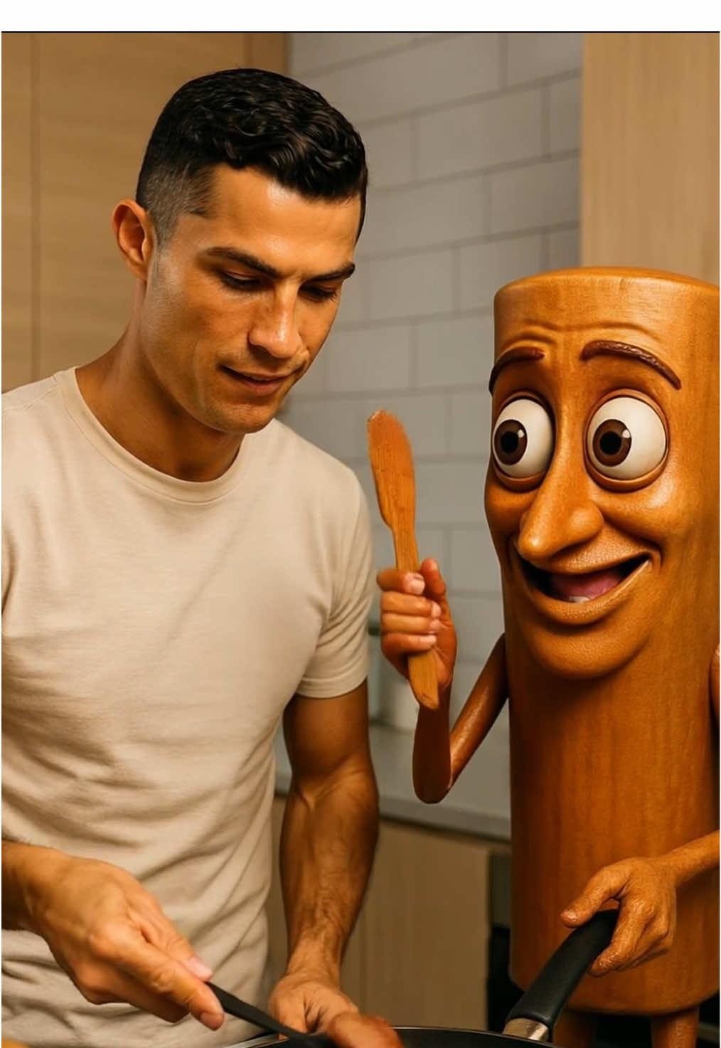 Thung Thung Thung Sahur & CRISTIANO RONALDO 🥱  #fyp #ai #entertainment #footballtiktok #ronaldo #fyp #fy #funny 