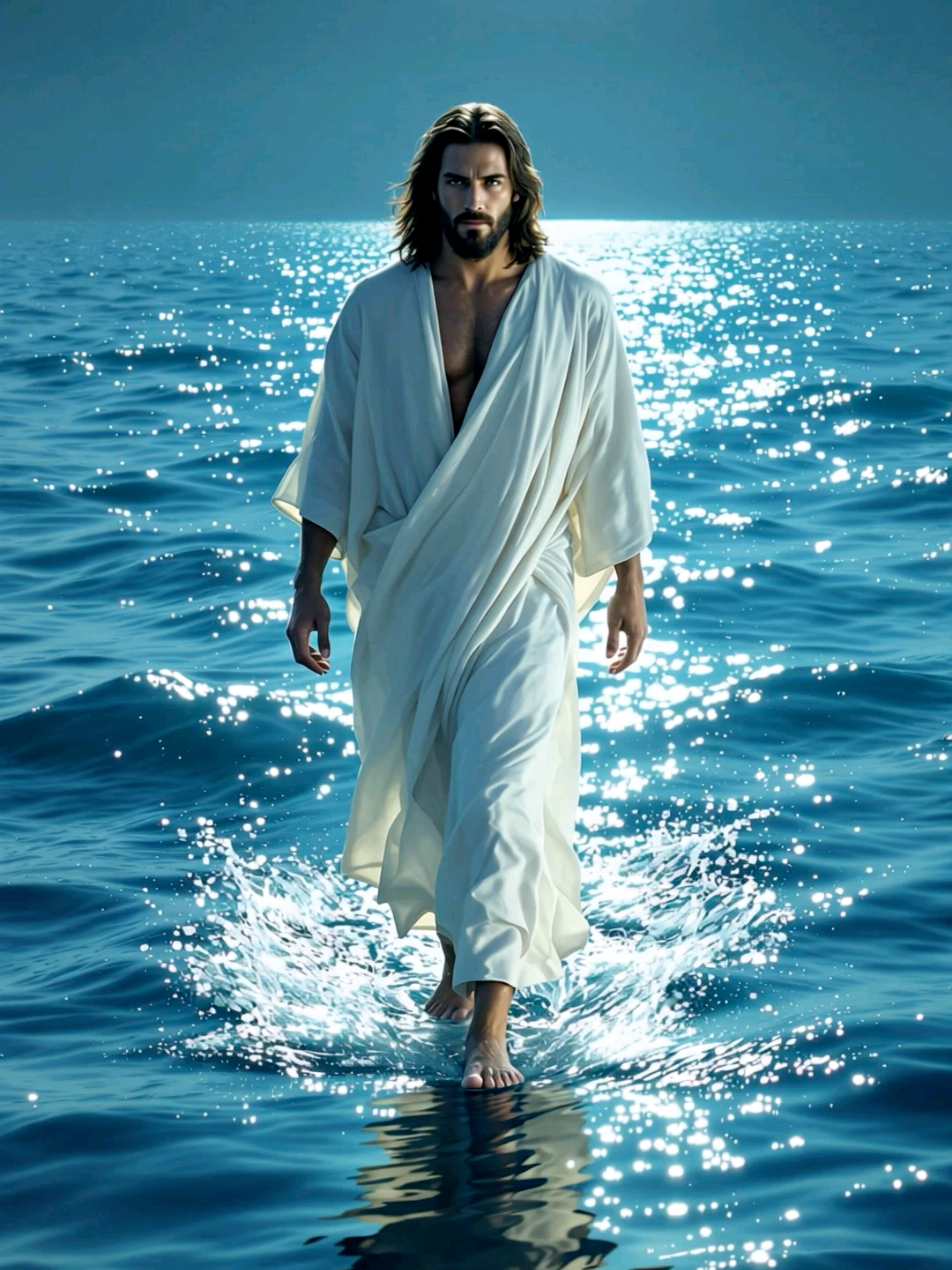 Jesus ist King #jesus #viral #walking #water #wallpaper #livewallpaper #explore #reels #blue #jesusisking #amen #foryou #fyp #fy #foruyou 