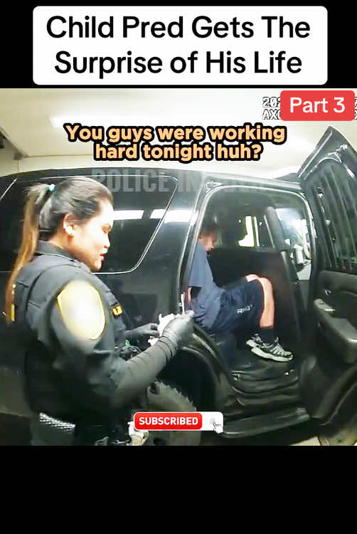 Child Pred Gets The Surprise of His Life #cops #police #arrested #jail #viral #flypシ 