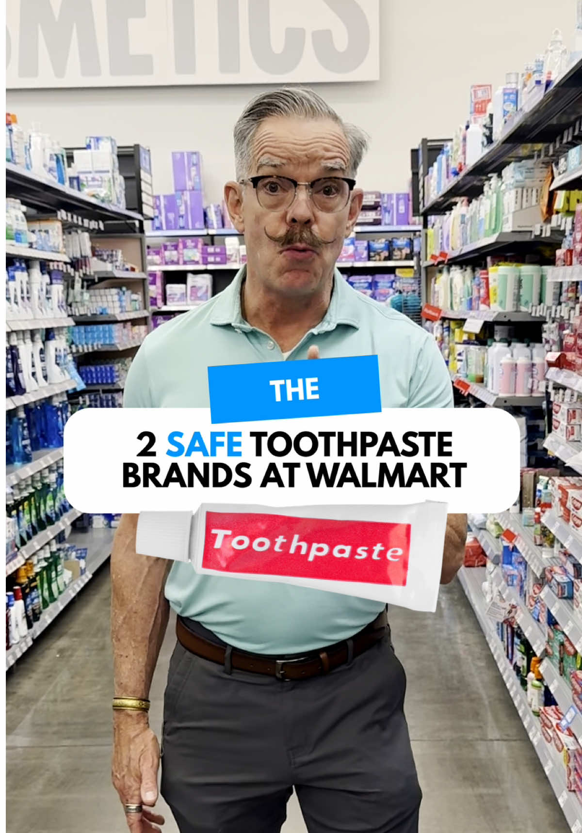 Here are the two toothpaste brands @theholisticnavigator recommends if you shop at Walmart!  🔵 Hello Toothpaste  ⚫️ Burt’s Bees (Fluoride-Free Variant not shown in video*)  The fluoride free variants of Burt’s Bees and Hello Toothpaste both have quality ingredients and are fluoride free! They are also better about keeping the good bacteria needed for a healthy mouth. 🦷  #healthy #healthyliving