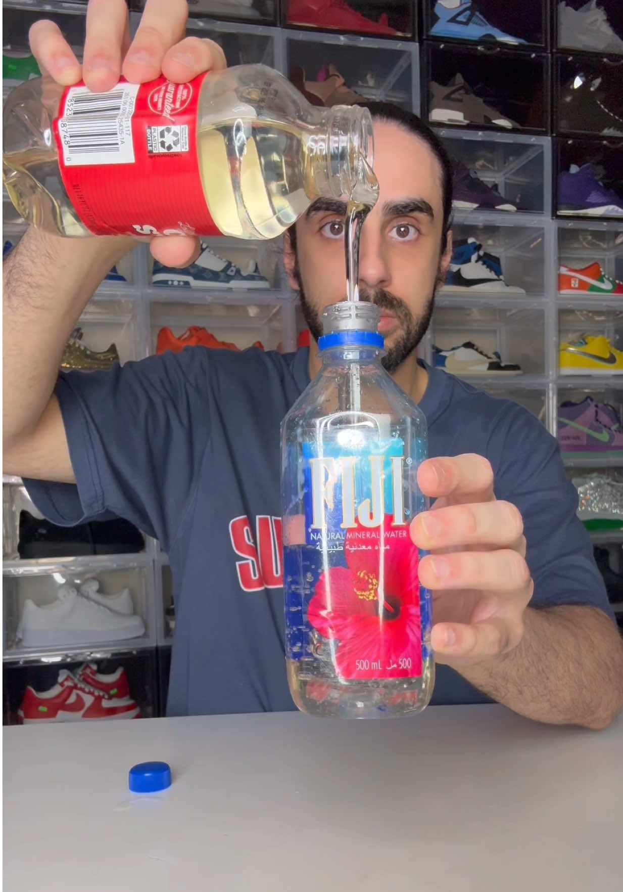 Frozen Water Hack 😵 🥶 💦  #hacks #lifehacks #asmr #satisfying #baderalsafar #honey #mukbang #water 