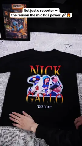 There is only one GOAT – and that is Nick Gallo. Wearing this shirt, is wearing a legend. 🐐🔥 #NickGallo #TheGOAT #StreetwearVibes #TeeGameStrong #LegendOnMyShirt #MinimalButPowerful #GOATAesthetic #DropLimited #WearWithPride #OutfitOfTheRealest