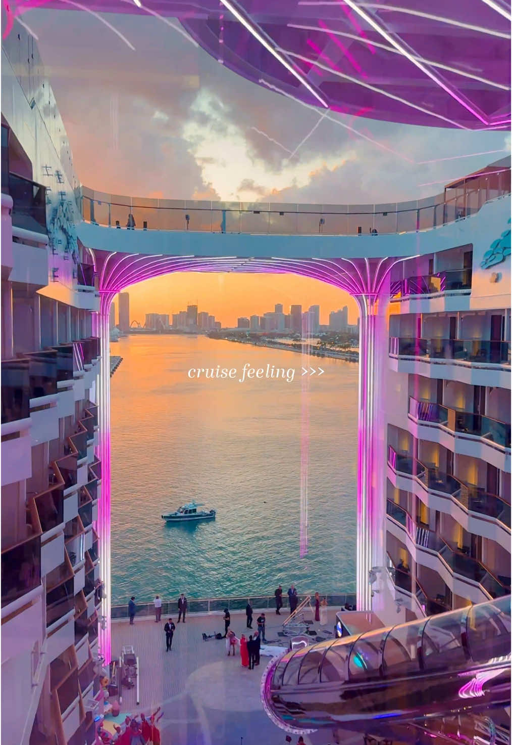 Welcome to MSC World America, the newest jewel of the sea 💎🌊🇺🇸 It was such an honour to attend the Naming Ceremony in Miami and be part of this unforgettable celebration with @MSC Cruises Official. From the stunning design to the vibrant atmosphere on board, every detail was crafted to perfection. Here’s to a new era of cruising! #MSCWorldAmerica #MSCCruises