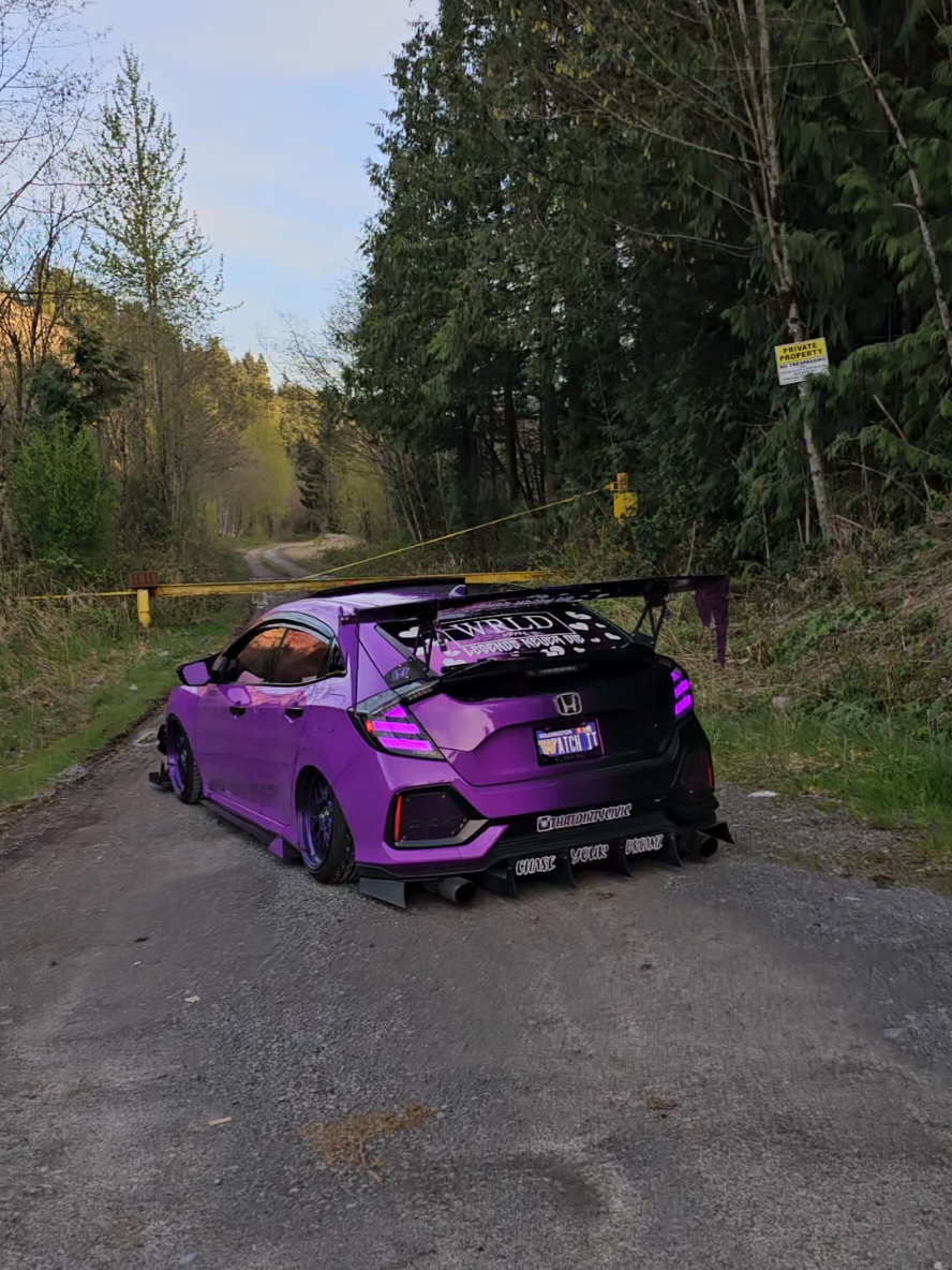 💜💜💜  #pink #frs #hondagang #purp #foryoupage #civictyper #1 #hondacivic #honda #hondaaccord #jdm #explore #purple #honda #civic #bags #bagged 