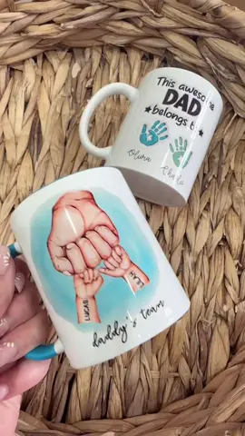 I feel a new viral mug coming on…💙 These have been super popular since they launched Friday, but can they out do the still ever popular 3D effect Stars Design from last year! 🤔  We’ve popped them on Offer for just £5 each for the rest of the day! Ruunnn!! 🏃🏻‍♀️  #fathersday❤️ #dadsofinstagram❤️ #dadlife #daddysgirl #dadtobe #dadandson #fathersdaygift #personalisedfathersdaygift #personalised #personaliseddecor #personalisedgift #personalisedmugs #mumlife #mumtok 