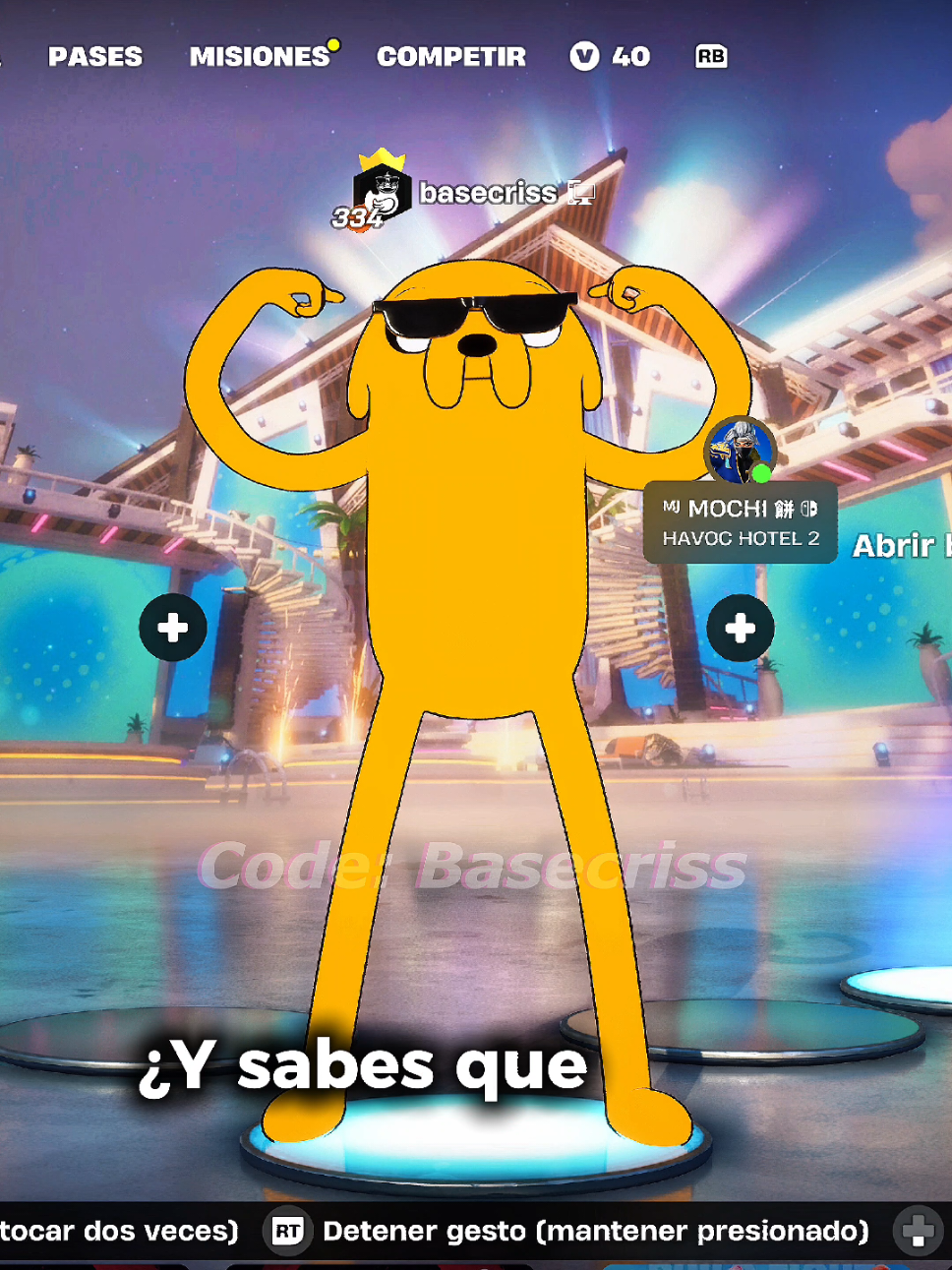 No te contaron mal 😎 #fortnite #horadeaventura #skins #jake  #humor #fortnitememes #basecriss #srtanadu 