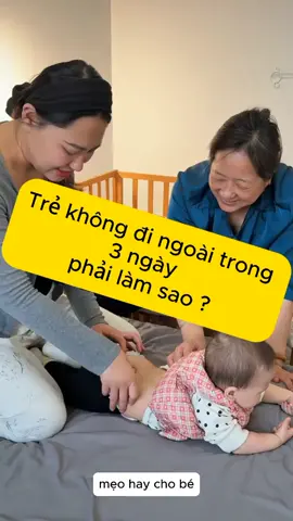 Mẹo giúp bé dễ đi ngoài, không cần thuốc – mẹ bỉm nên thử 1 lần! #mẹobỉm #chămcon #tipchămsóc #békhóđi #antiốnbơm