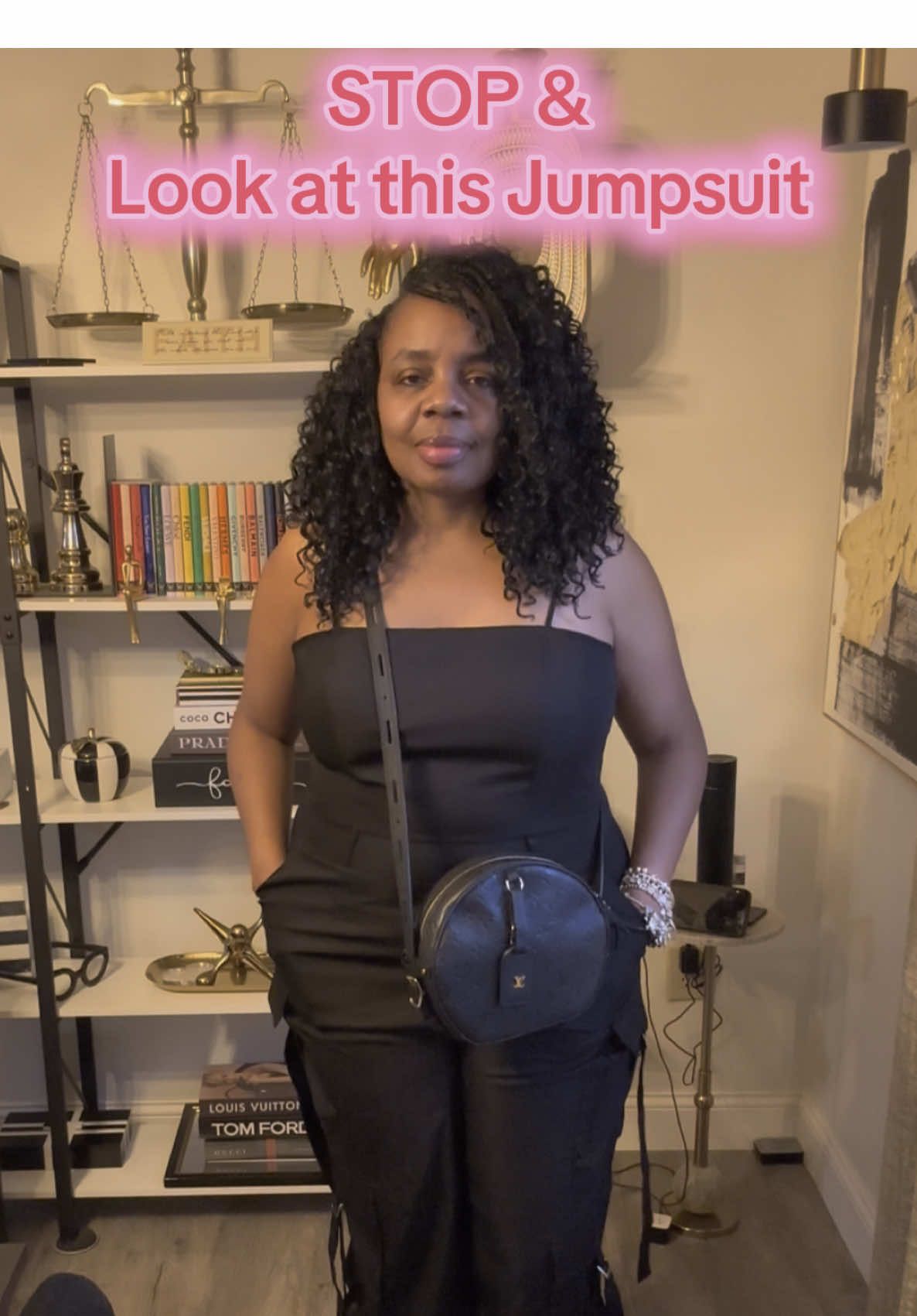 Who doesn’t love a FABULOUS jumpsuit. available S-XXL Cargo pocket Adjustable straps Invisible zipper  A little stretch Available in 7 colors Free shipping Click the orange icon to purchase #womensjumpsuit #womensjumpsuits #womensfashion #jumpsuitsforwomen #creatorsearchinsights  #fyp