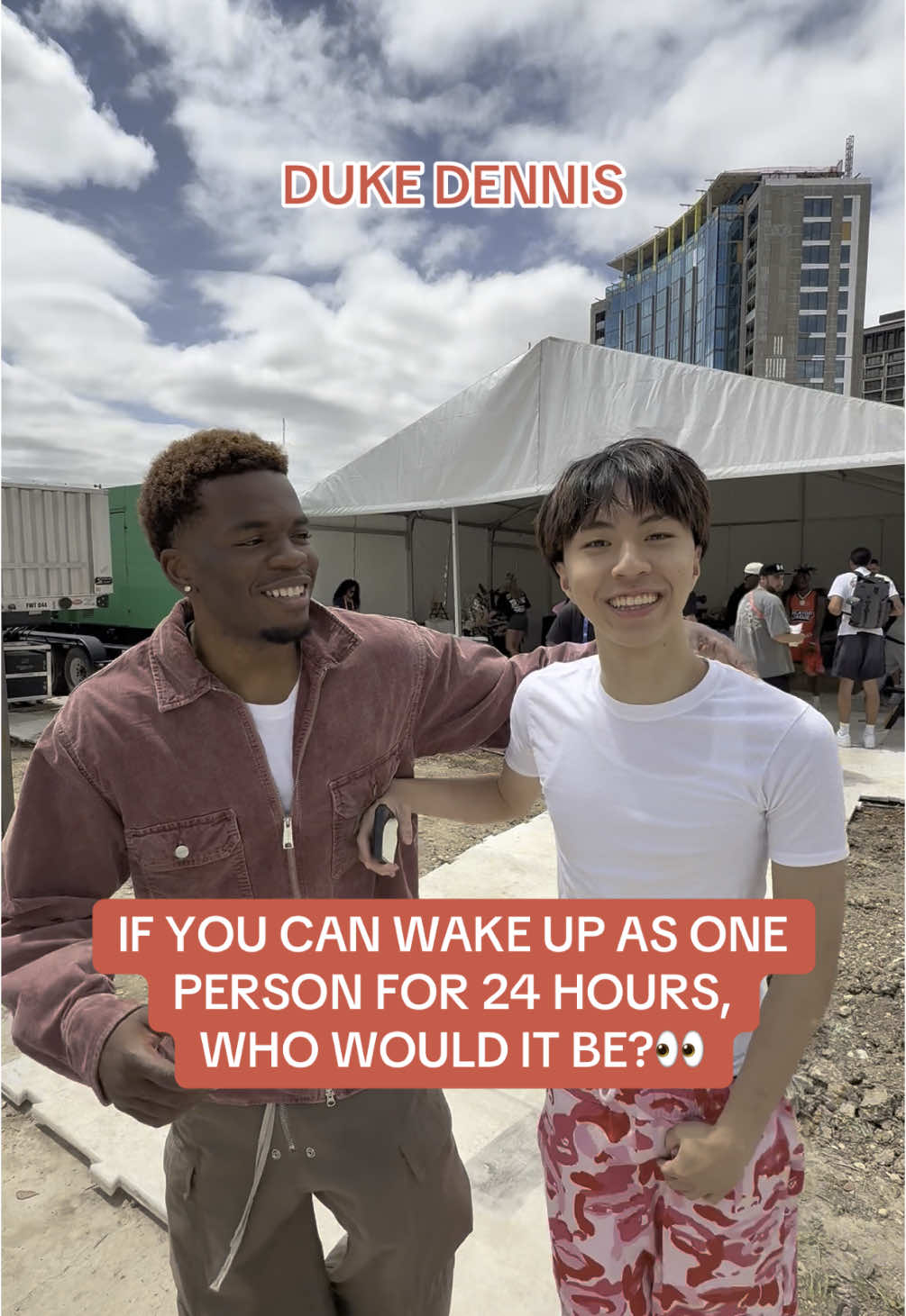 If you can WAKE UP as anyone for 24 hours, who would you be? 👀 #funny #dukedennis #amp #rayasainboy #kobe #foryou 