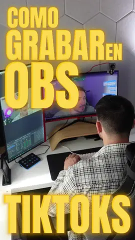 Como grabar en obs studio en formato vertical para tiktok sin necesidad de editar #tipsstreamer #OBS #tipsobs #obstips #tiktokclips #juanluluvt 