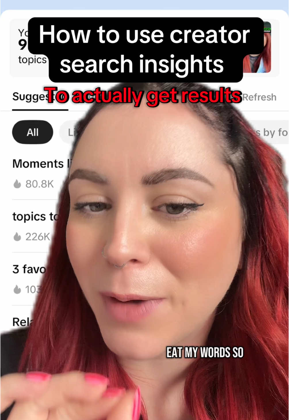 Some tips for using creator search insights to actually generate results. This isn’t necessarily a tool to make you go viral but it’s great for coming up with content ideas and creating searchable content that’s more likely to get views #creatorsearch #creatorsearchinsights #seo #tiktokseo 
