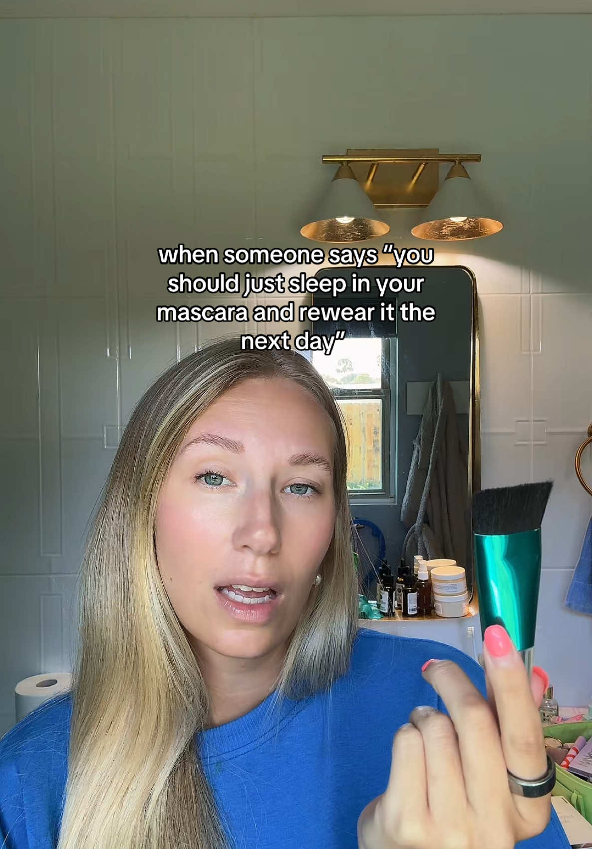 being uncomfortable? Hard pass for me! #makeupremoval #makeupremover #mascarahacks 