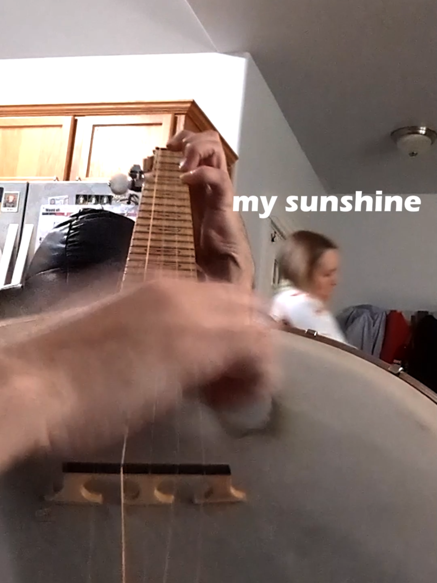 You Were My Sunshine 😭☀️ Minor tuning (f)C F Ab C is my native tuning for banjo, so I find myself adapting a few major key songs to minor key and it changes the whole vibe.   The privilege of rewriting a major key song to minor is that we get to rename the song something more bleak and dreary.  What would you rename You Are My Sunshine? #youaremysunshine #clawhammer #banjo #minor #sunshine #sad