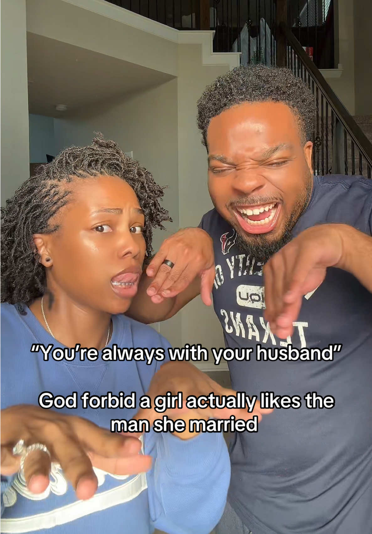 we love it over here 🥰🤍 #couples #funny #marriedlife #couplescomedy #xandnae 