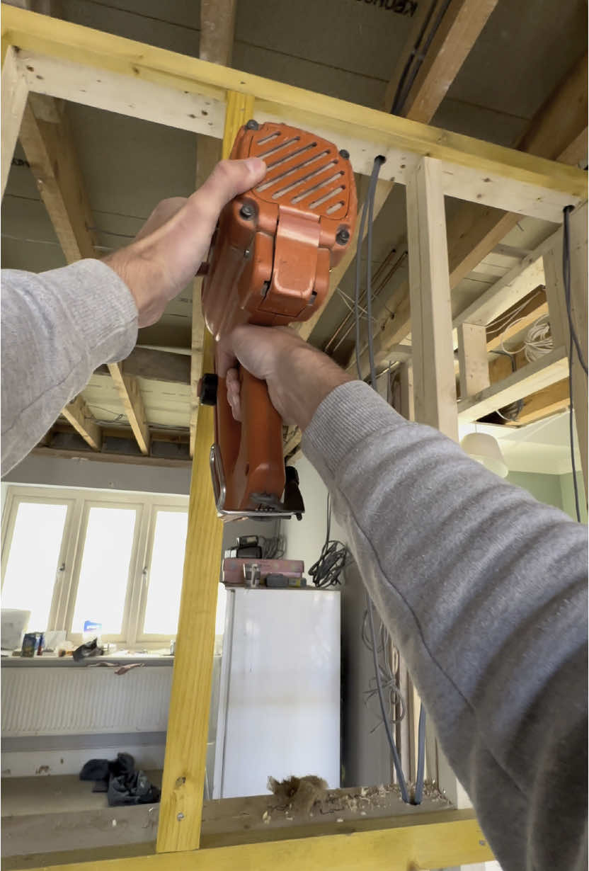 Satisfying carpentry POV 🙂 #1  #carpenter #trade #builder #construction #pov #satisfyingvideos 