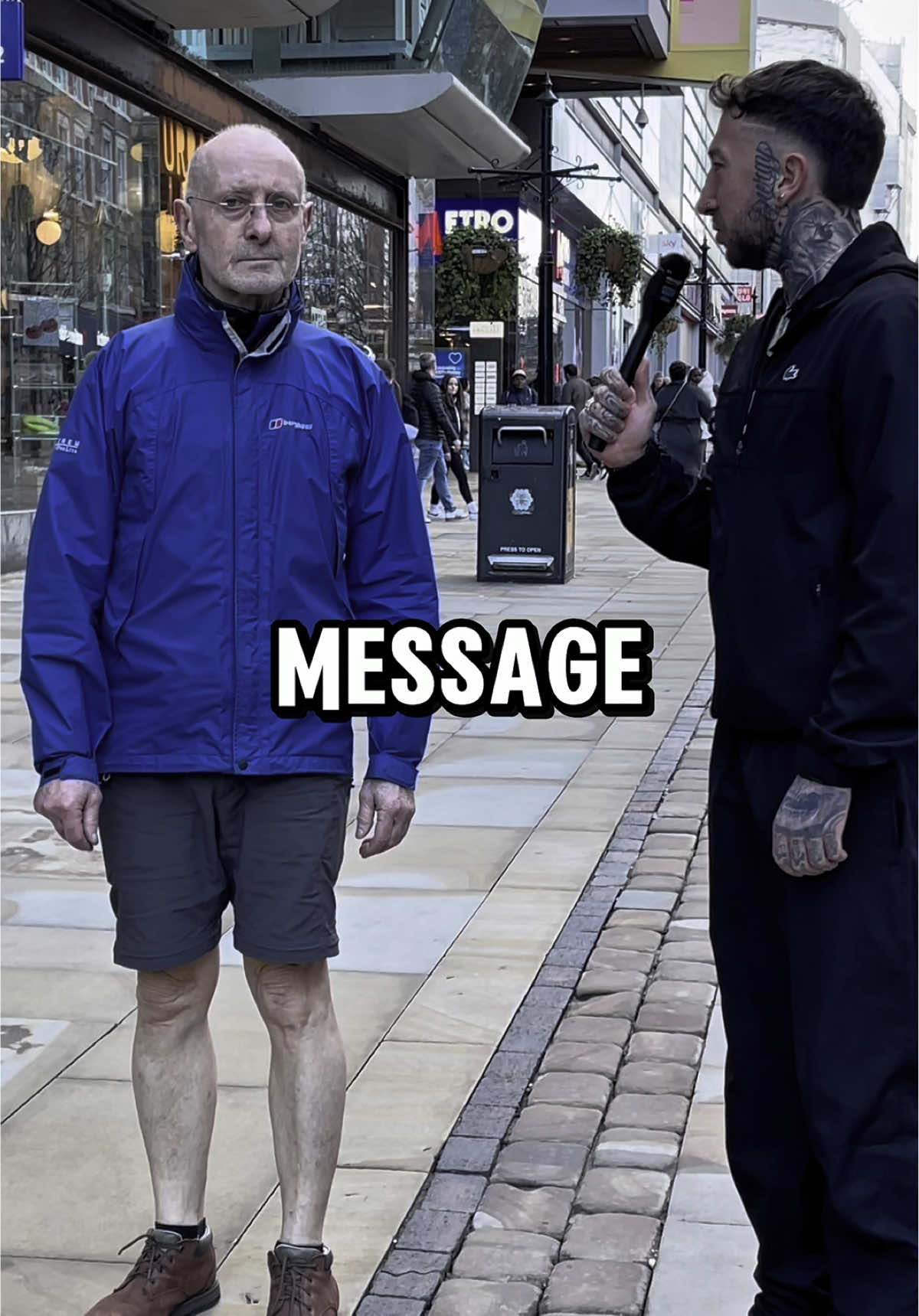 What is one message for the next person?