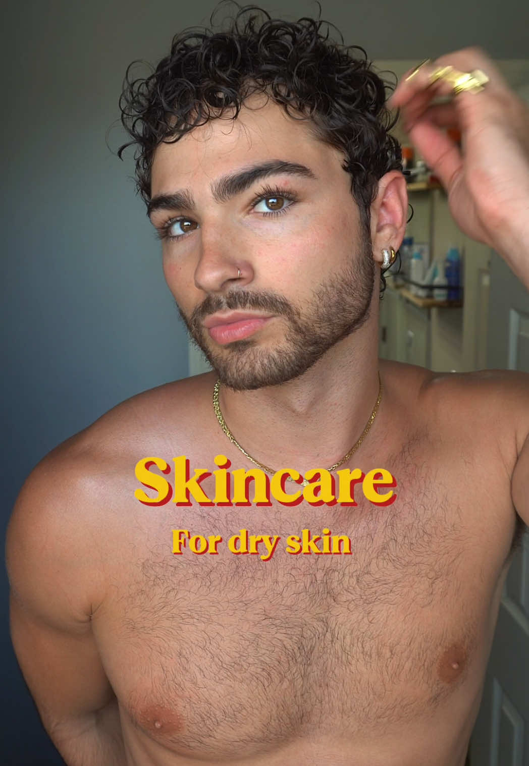 A good face wash and moisturizer is a good place to start 🏃‍♂️‍➡️ . . #SelfCare #model #beauty #menshealth 