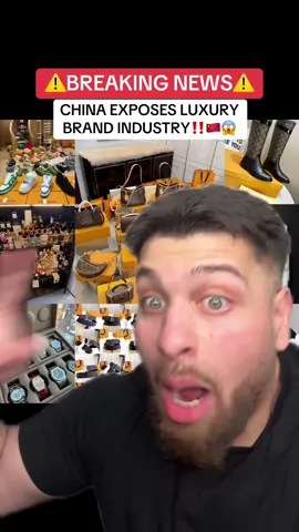 China Exposes Designer Industry😳 #fyp #foryou #foryoupage #china #designer #clothing #dhgate #louisvuitton #dior #gucci #viral #trending 