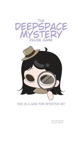 its upto detective mc to crack the case! #loveanddeepspace #loveanddeepspaceedit #sylusloveanddeepspace #art #humor #drawing 