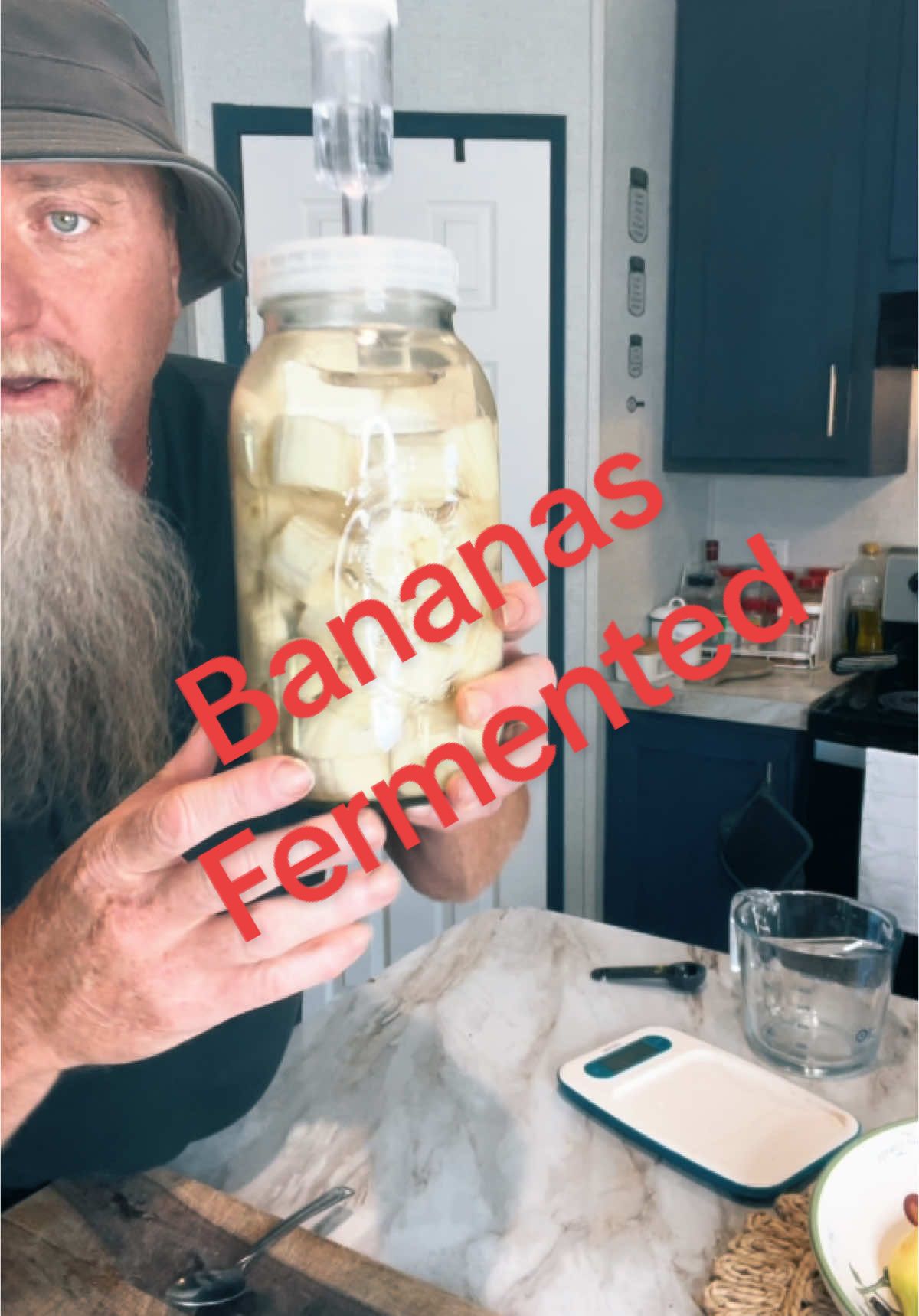 Bananas Fermented #snack #healthy #healthyfood #fyp #fypシ #foryoupage #probiotics 