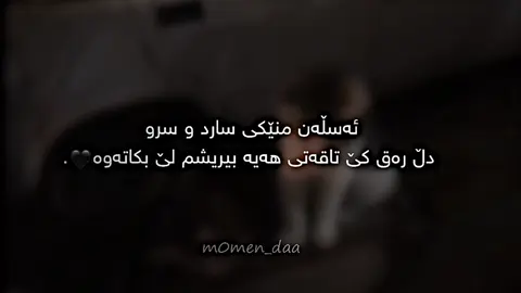 نەکەسم خوش ئەوێت نە کەس خوشی ئەوێم🖤#ئەکتیڤبن🥀🖤ـہہـ٨ــہ #momen_daa #کەس #خو #na #ai #momen 