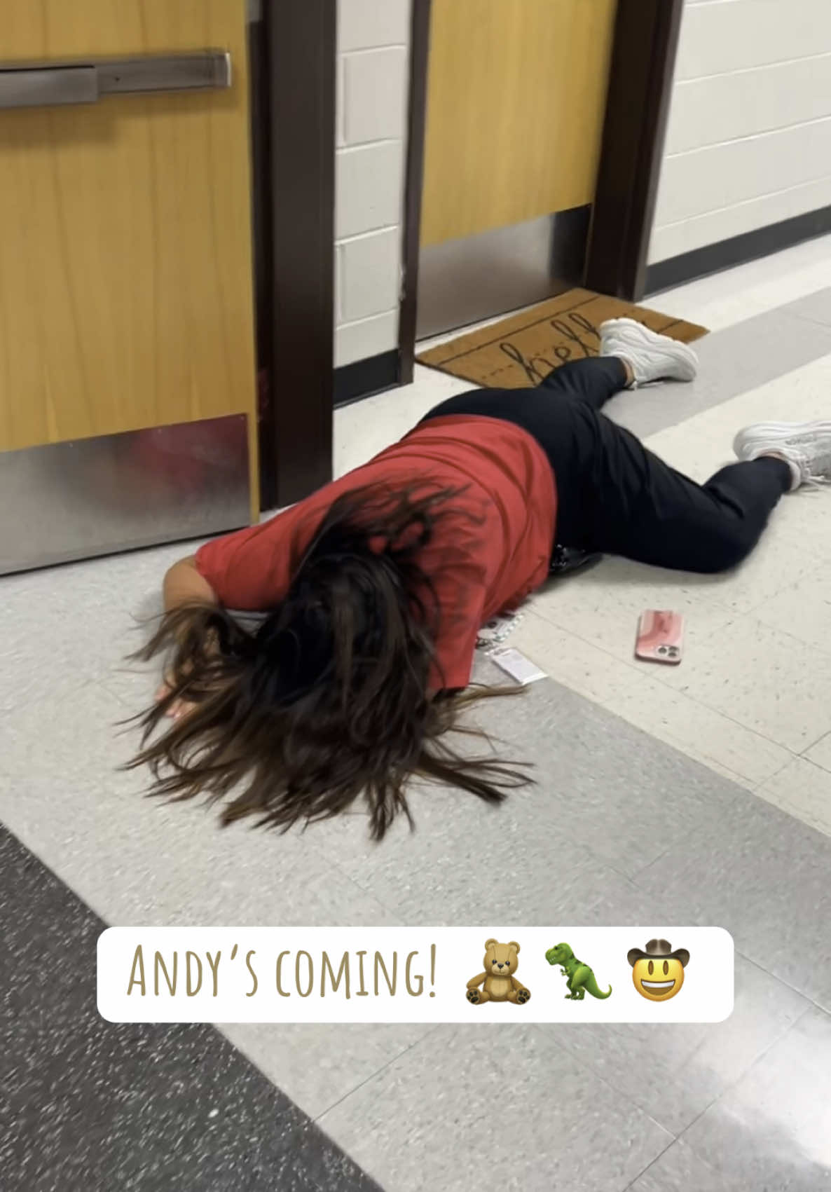 Andy’s coming challenge 🤣🤣  If you’re not laughing at school, are you even surviving?  #teachersoftiktok #andyscoming #teacher #toystory #teacherhumor #trending 