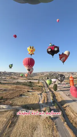 #hotairballoon #shaped #hot #air #balloon #cartoon #keşfet #beniöneçıkart #sunrise #cappadocia #festival 