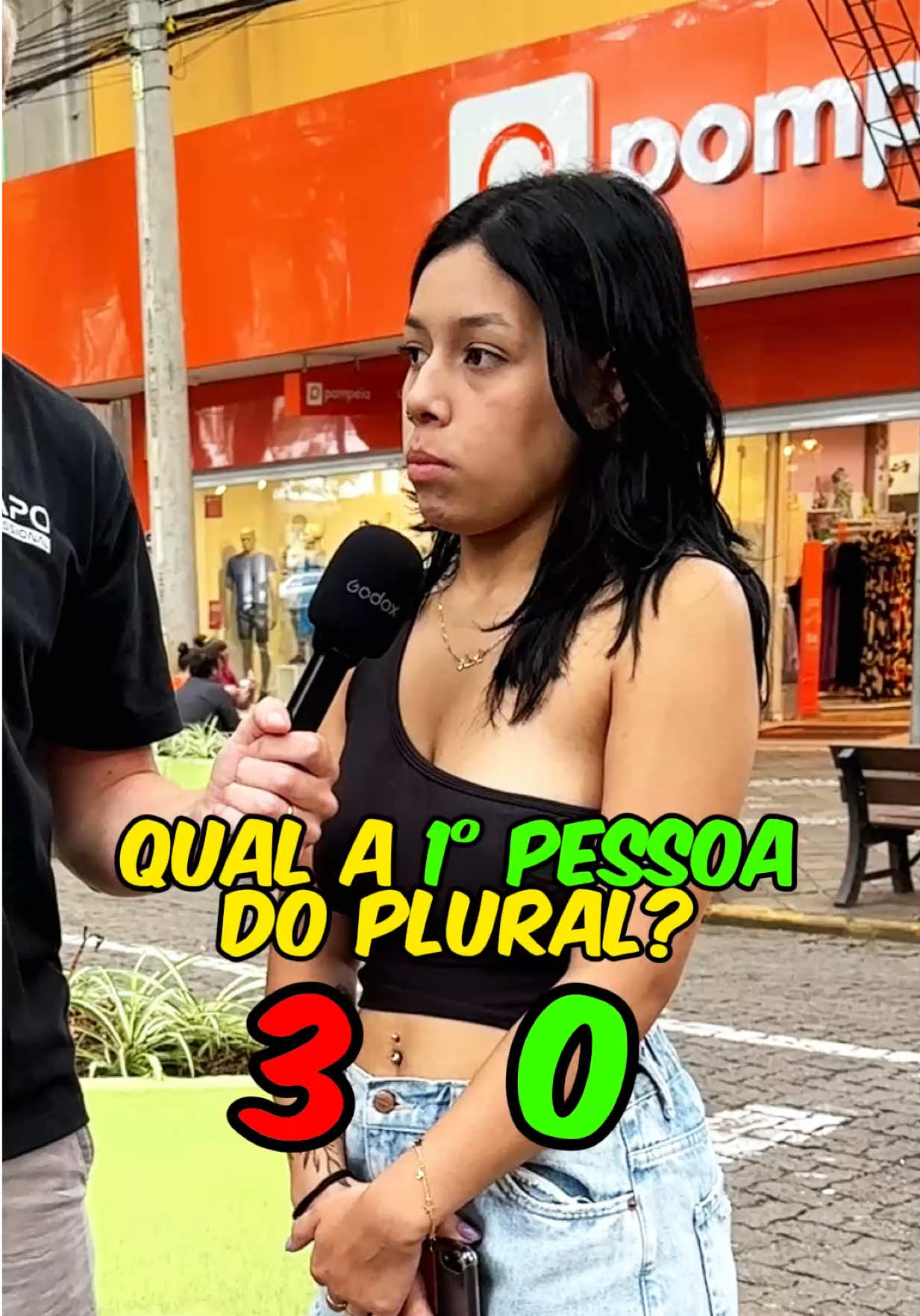 Qual a primeira pessoa do plural? #enigma #entrevista #conhecimento #charada #desafios 