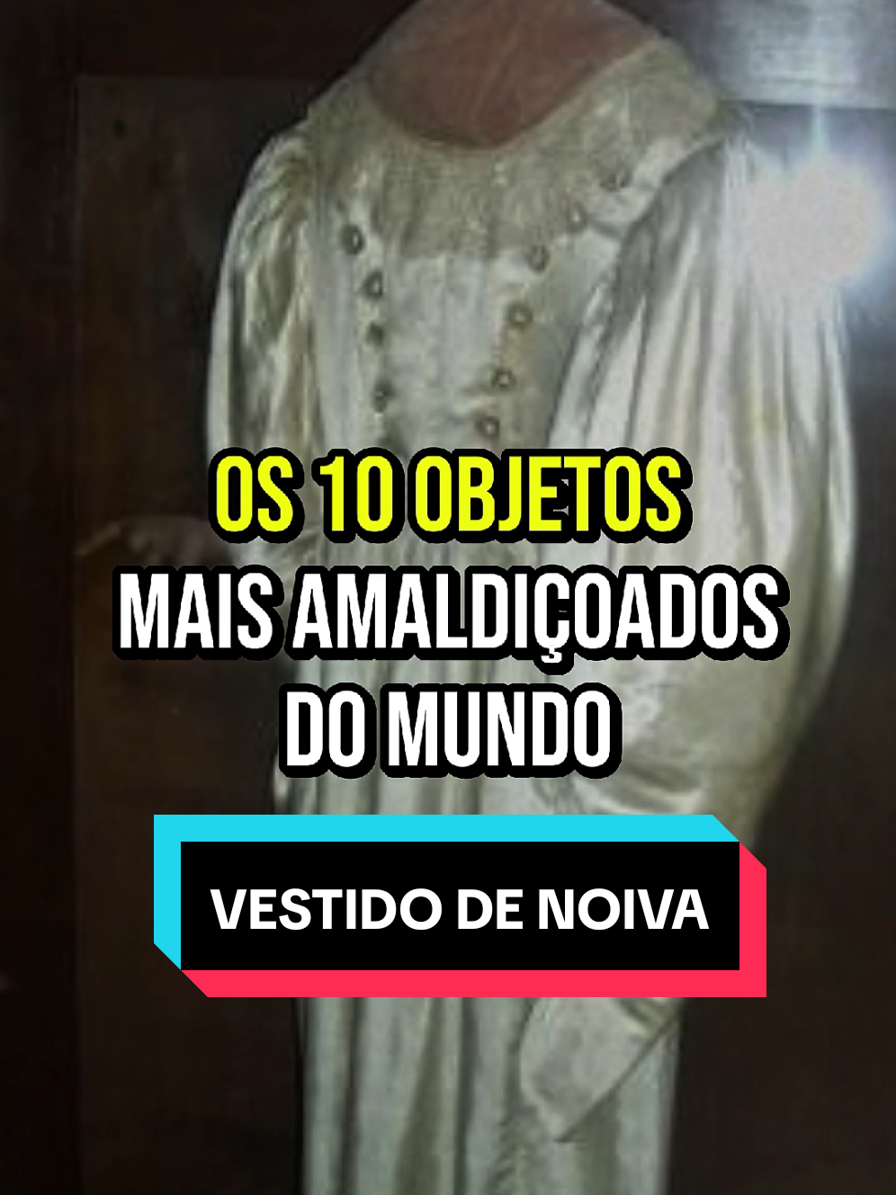 Os 10 objetos mais amaldiçoados do mundo - O Vestido de Noiva de Ana Baker - #fatoscuriosos #curiosidades #misterio #vestidodenoiva #anabaker 