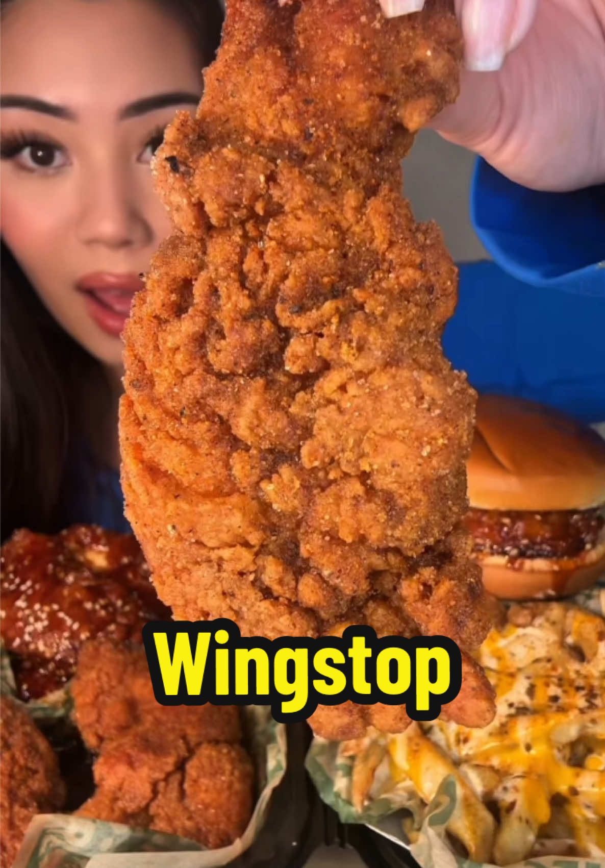 @Wingstop for lunch🔥😍 Hot honey rub & sweet chili glaze is definitely in my top 3! 😋 #wingstop #wingstopmukbang #wingstopranch #wingstopfries #ranch #mukbangeatingshow #muckbangeating #eatingshow#foodvideos #eatingvideo #viral #hothoneyrub #mangohabanerowings #eatwithme #wingstoptenders #voodoofries #mukbang #foodietiktok #food #Foodie #foodreview #fyp 